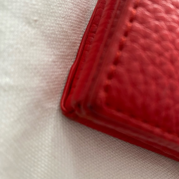 Aritzia Auxiliary Red Leather Crossbody Calisch - Picture 6 of 6